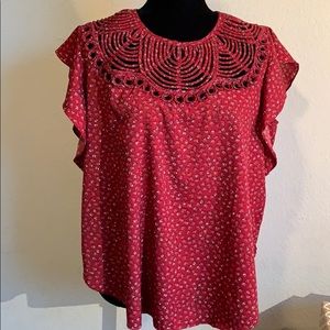 Anthropologie top by Ranna Gill